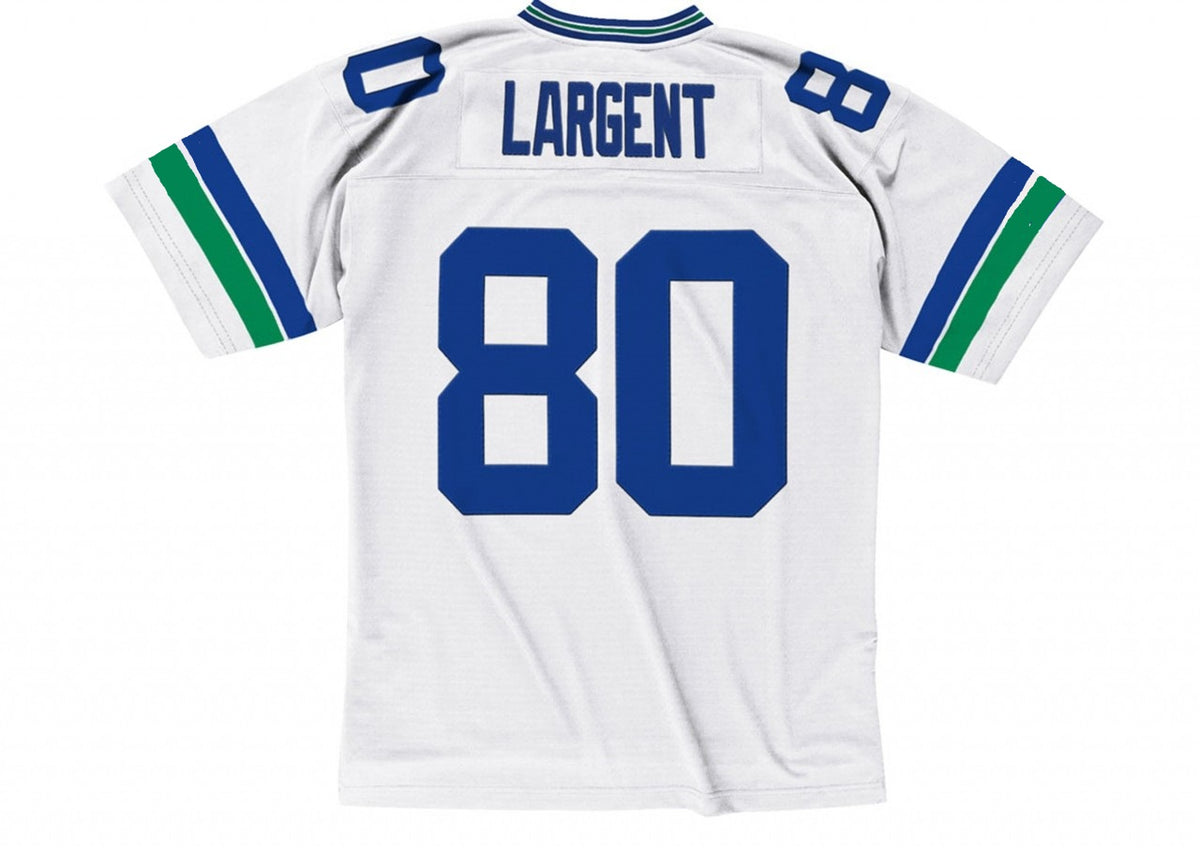 Steve Largent Seattle Seahawks Throwback Football Jersey – Best Sports ...