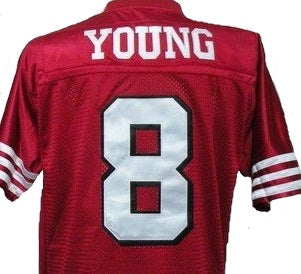 steve young throwback jersey