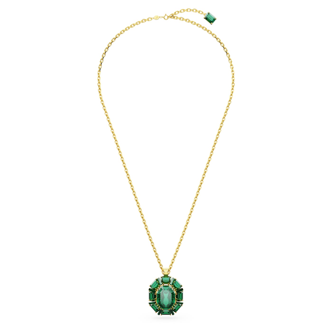 Millenia pendant Mixed cuts, Green, Gold-tone plated 5650797 – Crystal ...