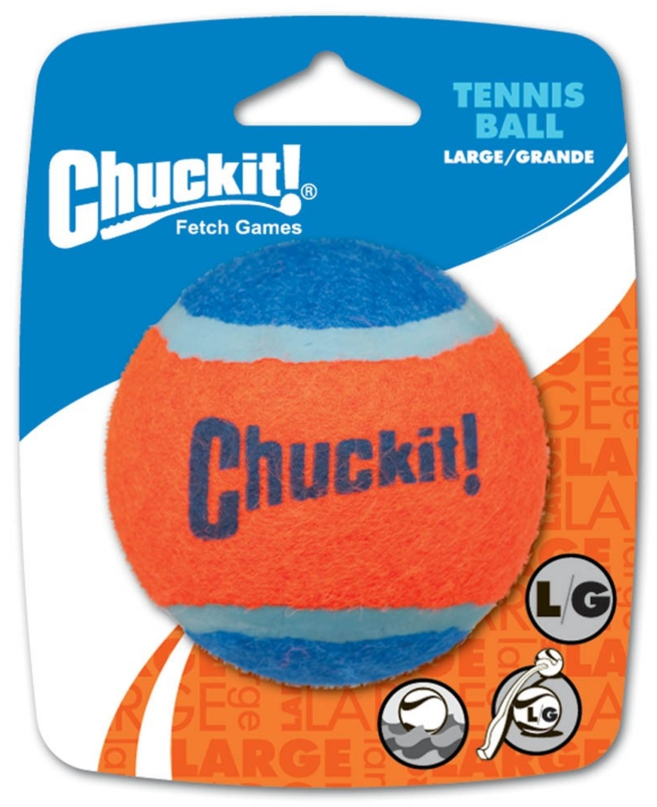 large tennis ball dog toy