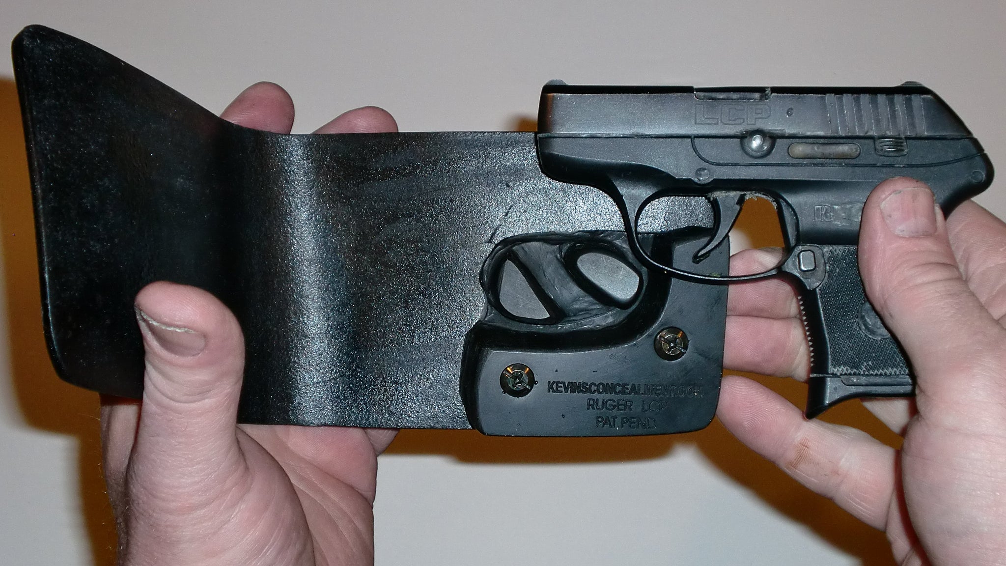 Wallet Holster For Full Concealment - Ruger LCP - Kevin's Concealment