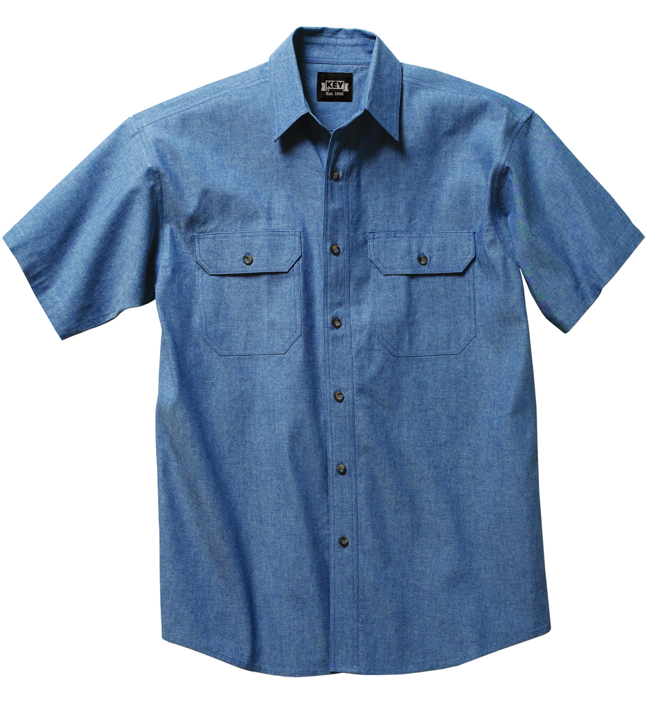 Chambray Work Shirt - Schrader's Railroad Catalog