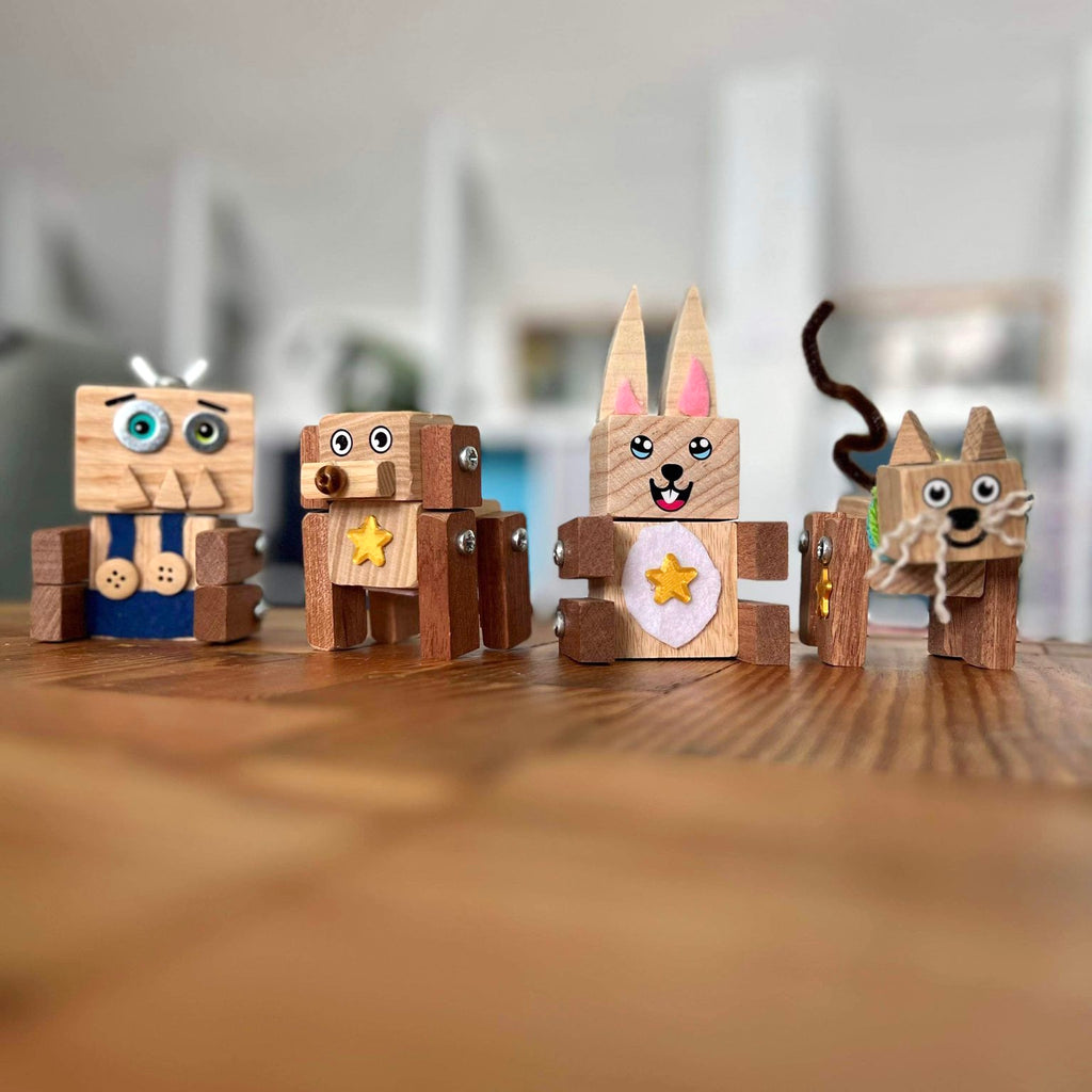 Ash & Co MAKES - A range of fun wood craft kits for children who love to create and build