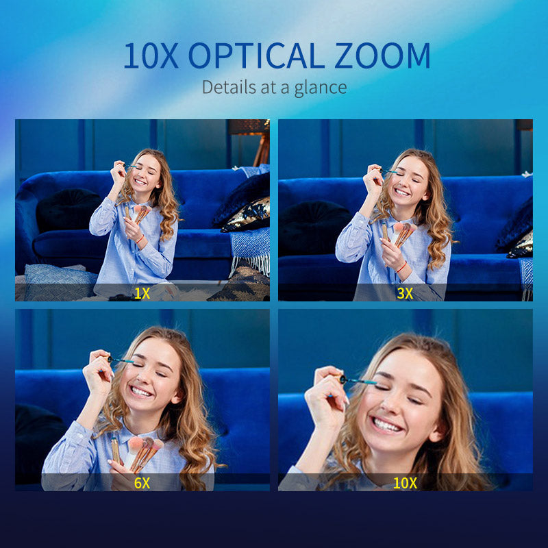10X zoom ottico