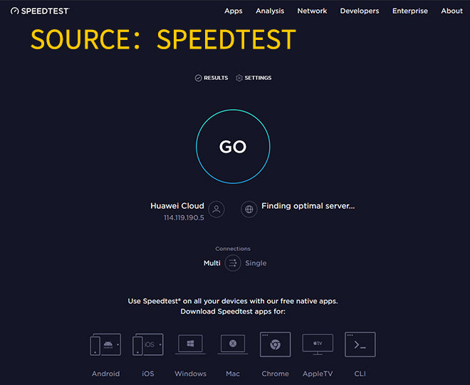 speedtest.net.