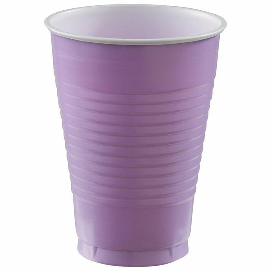 Sunshine Yellow Plastic Cups 12oz 50ct