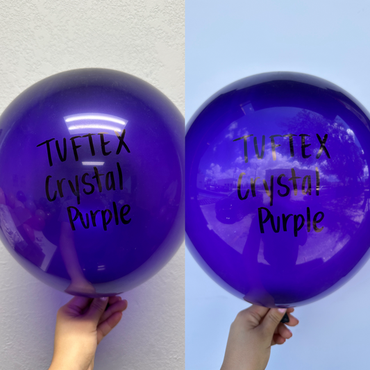Purple Blossom Balloons 11 or 24 Inch Latex Pastel Purple Balloons
