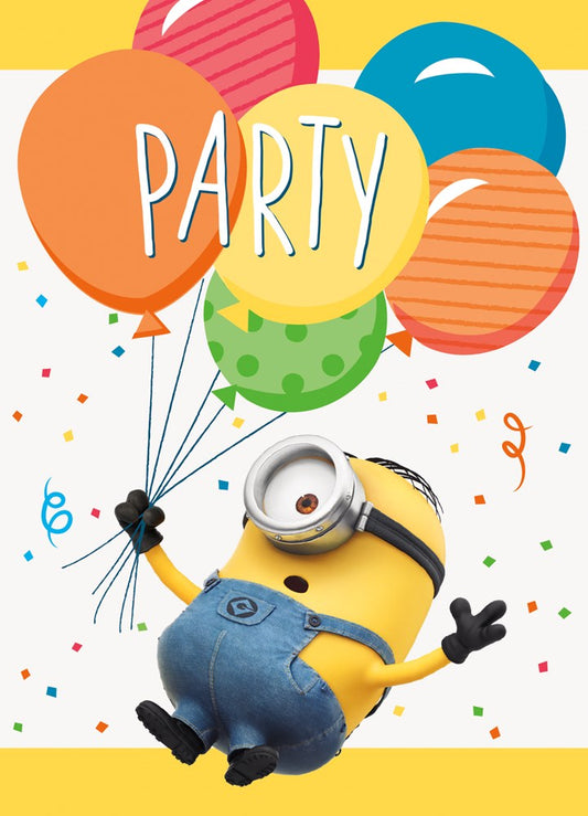 Despicable Me Paper Masks 8ct – Winner Party