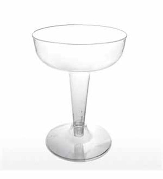 Clear Plastic Champagne Flutes, 5.5oz, 20ct