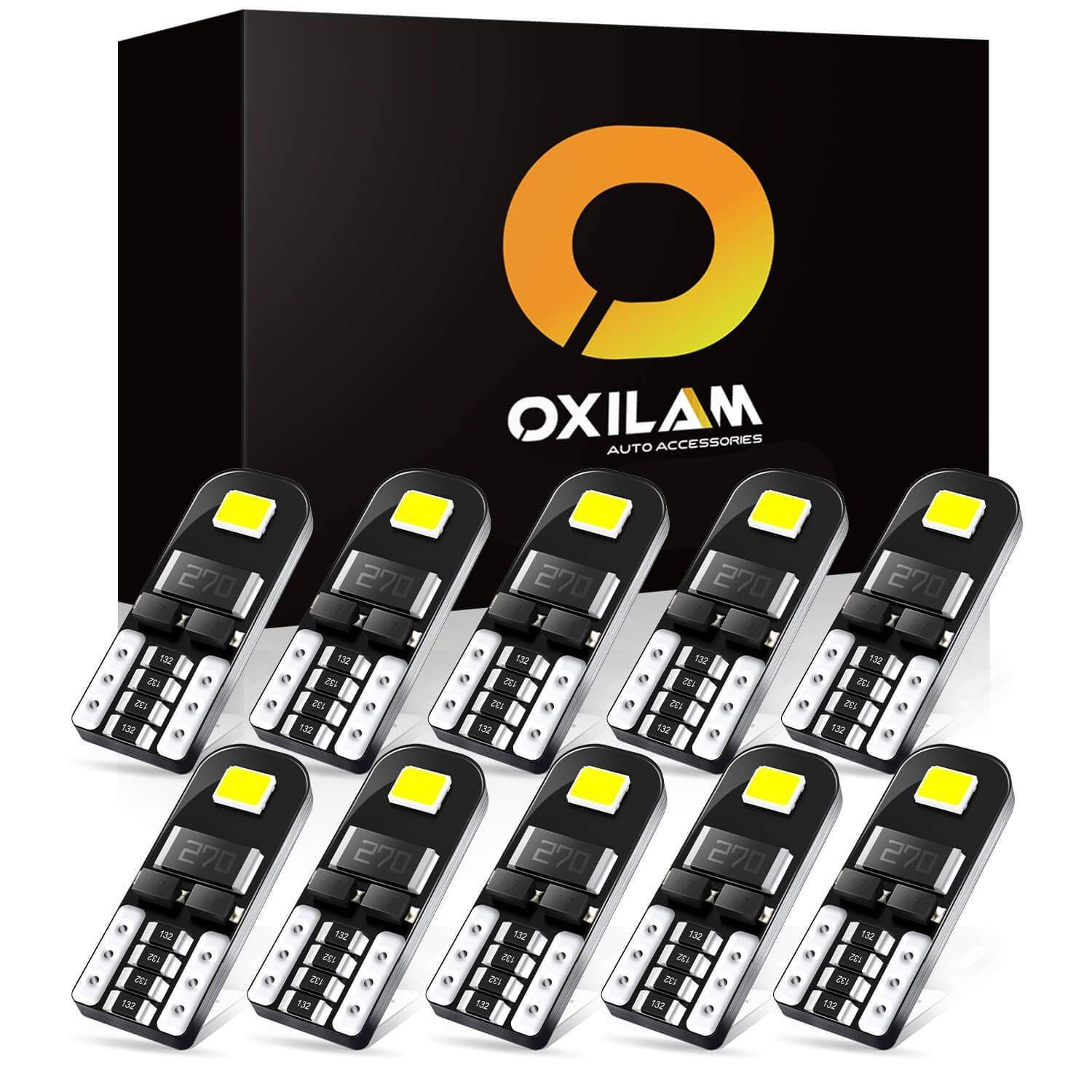 OXILAM LED Bulbs Bright 6000K White with High Power -