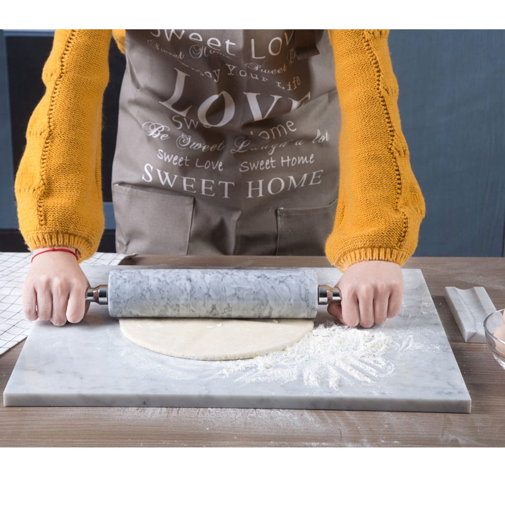 Carrara Marble Pastry Cheese And Cutting Serving Board
