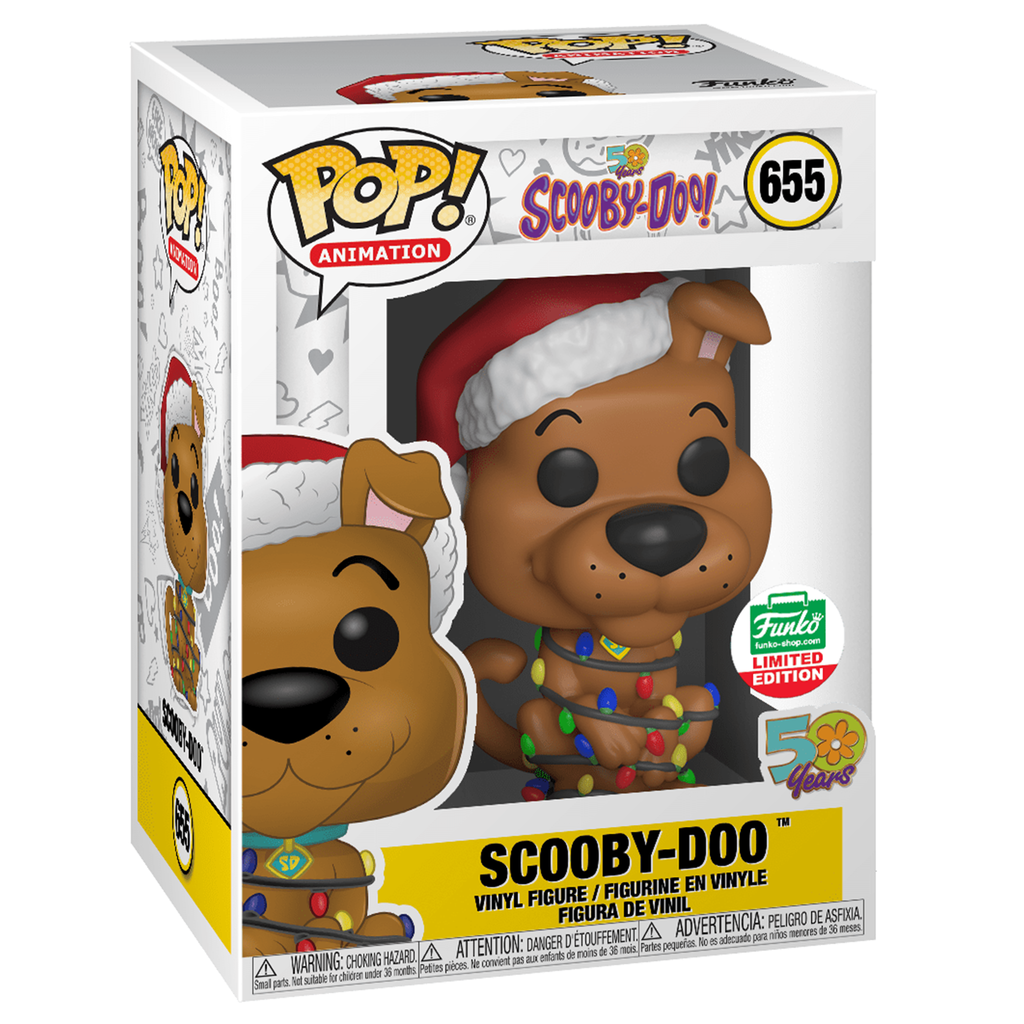 Funko POP! Scooby-Doo w/ Christmas Lights #655 [Cyber Monday Exclusive Toy Temple