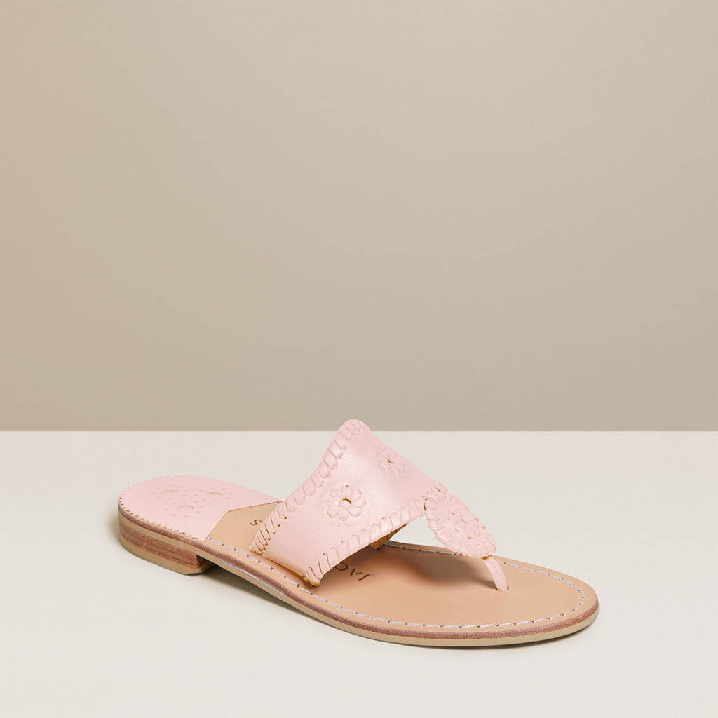 blush pink sandals flat