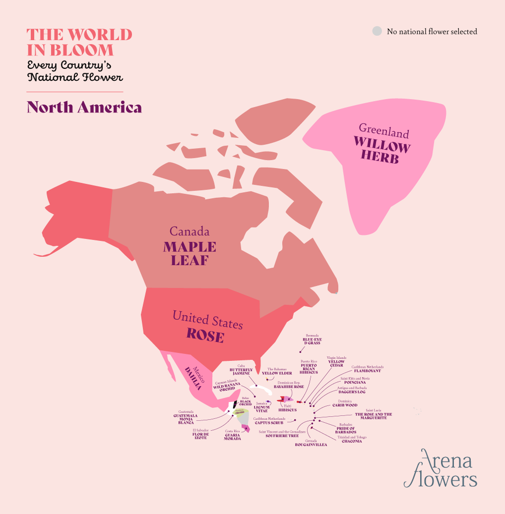 Map of North America