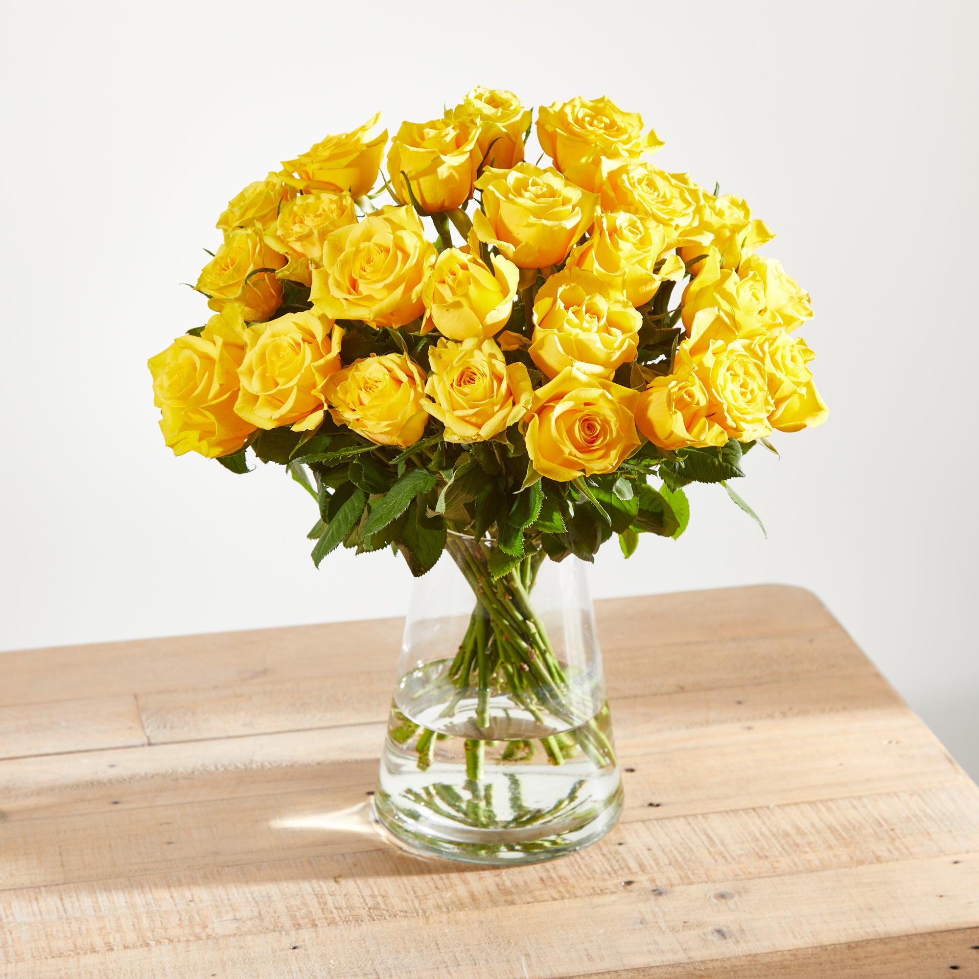 24 Fairtrade Yellow Roses image