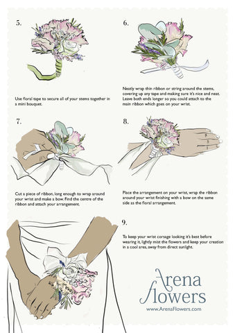 Learn How to Make a Corsage with Floral Glue! Easy Flower Tutorials