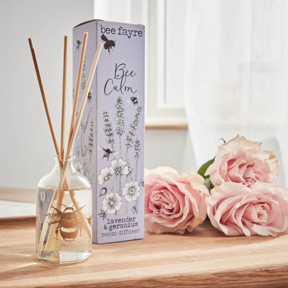 Lavender and Geranium Large Bee Room Diffuser