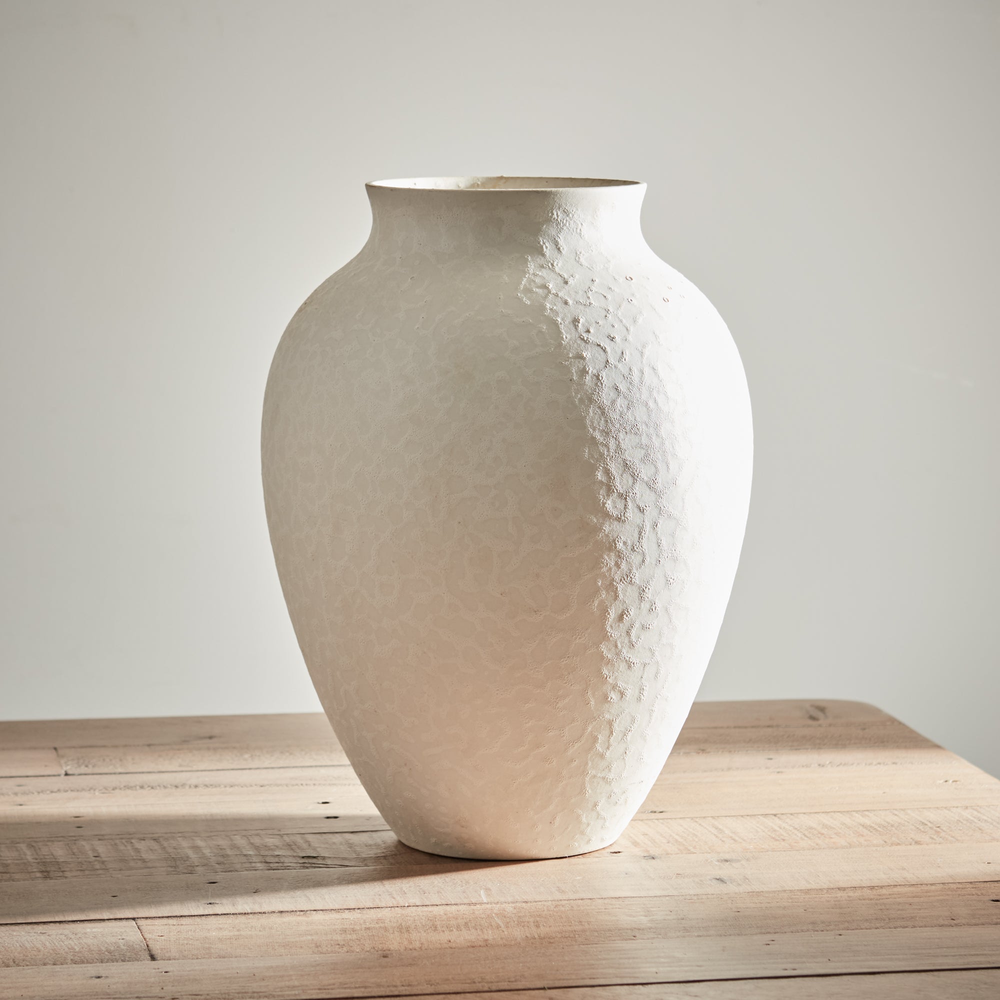 White Large Olpe Vase image