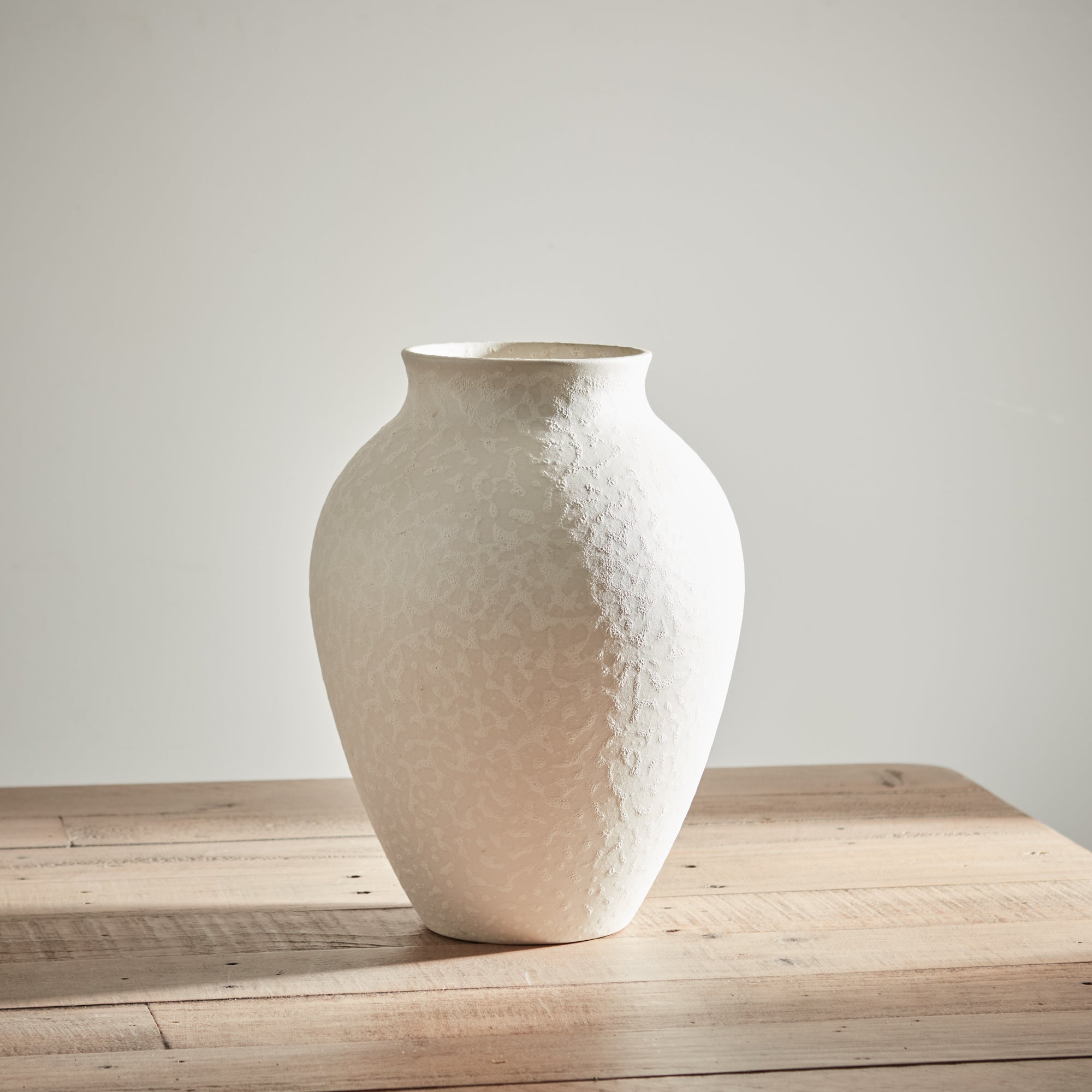 White Olpe Vase image