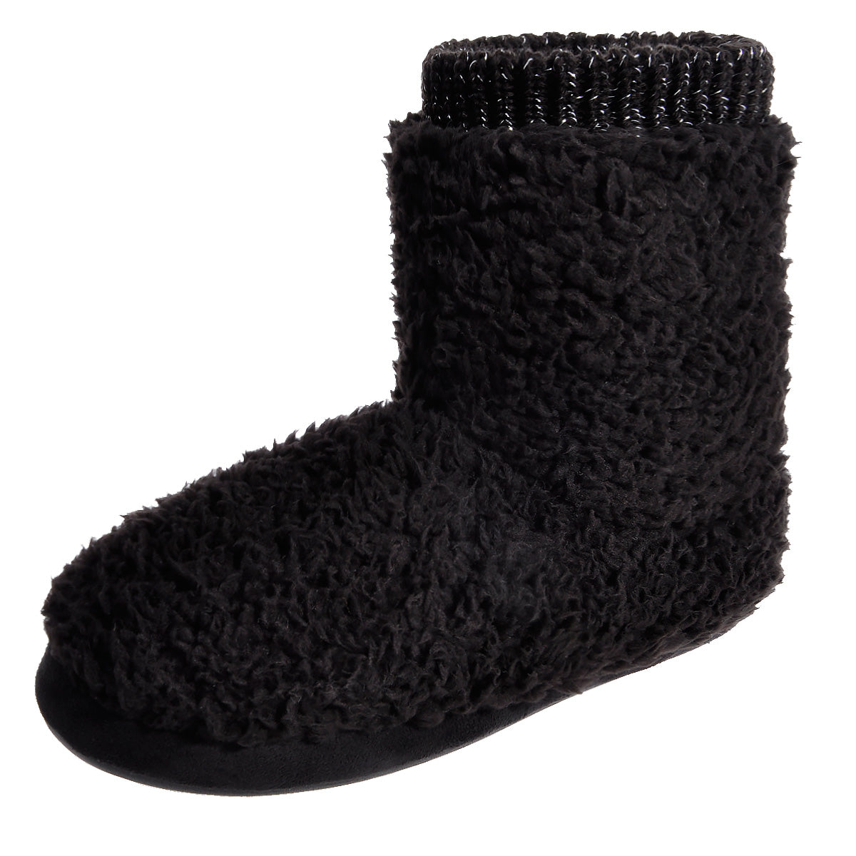 fuzzy boot slippers for women