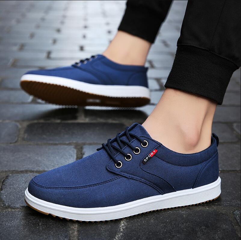 men's canvas breathable board casual shoes