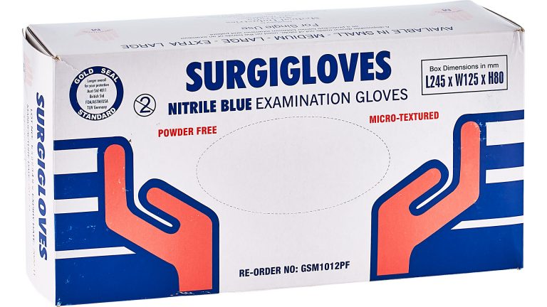 100 medium nitrile gloves