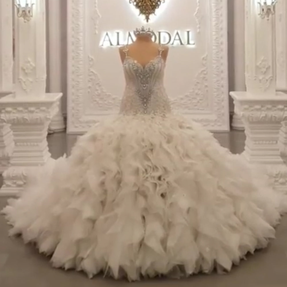 luxury wedding gown