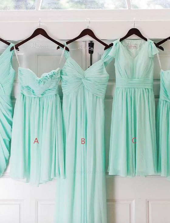 cheap green bridesmaid dresses