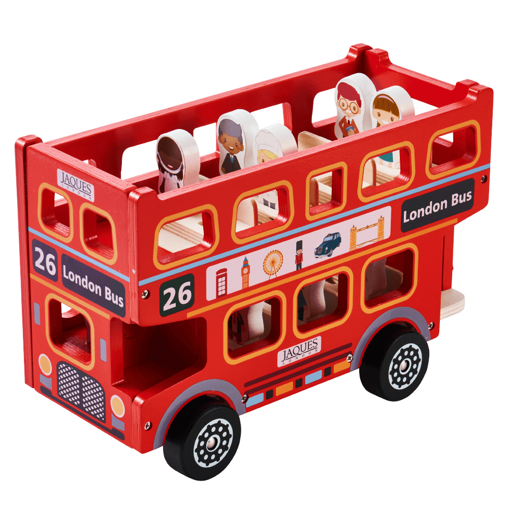 Toy London Bus - Wooden Toy - Jaques of London product image