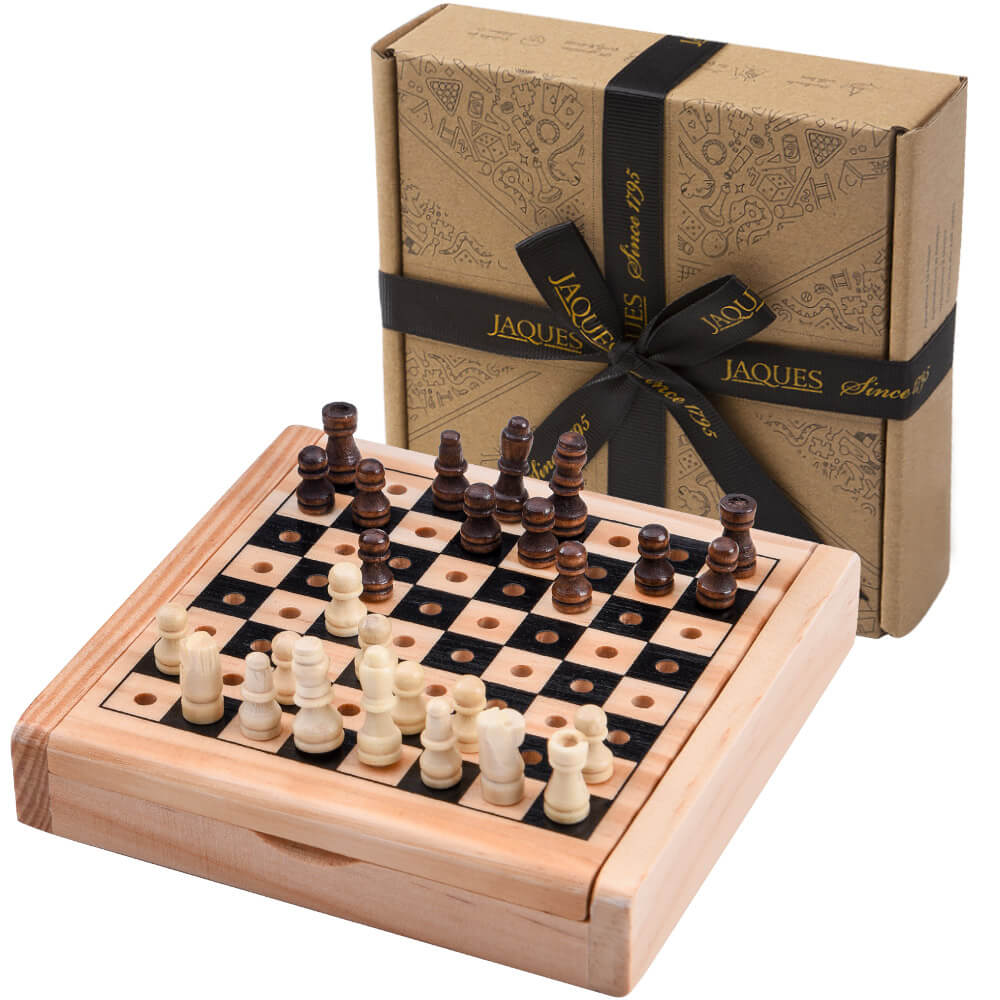 travel chess set wooden