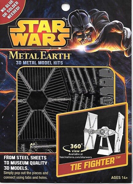 Fascinations - MMS253  Metal Earth: Star Wars Darth Vader Tie