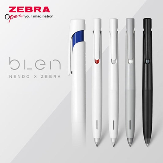 Zebra Blen 3 in 1 Ballpoint Multi Pen - Latte Colour - 0.5 mm, Adzuki Beans