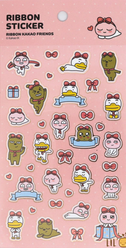 Kakao Friends 3D Stickers Iron on Decals Patches Stickers Design #04