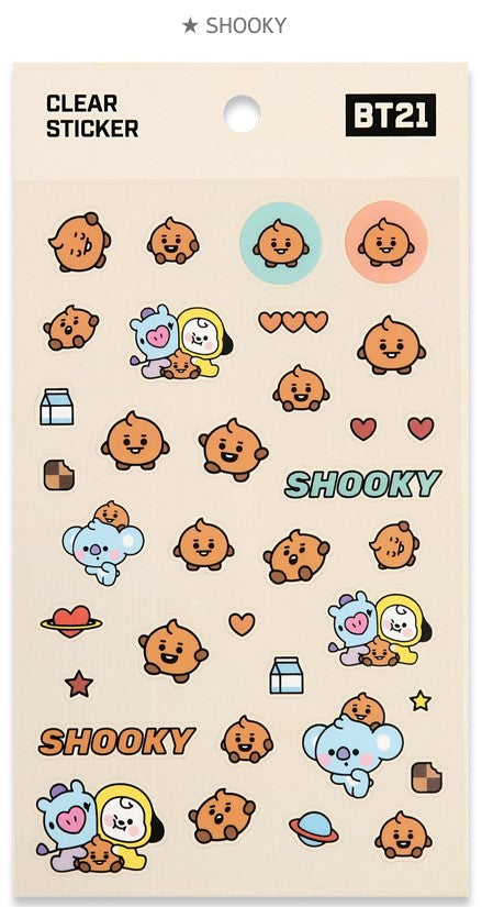 BT21 Soft Deco Stickers Comic Pop