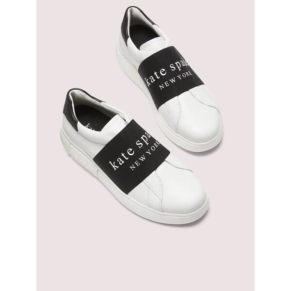 Kate Spade Lift Logo Sneakers (White/Black) – The Glam Zone PH