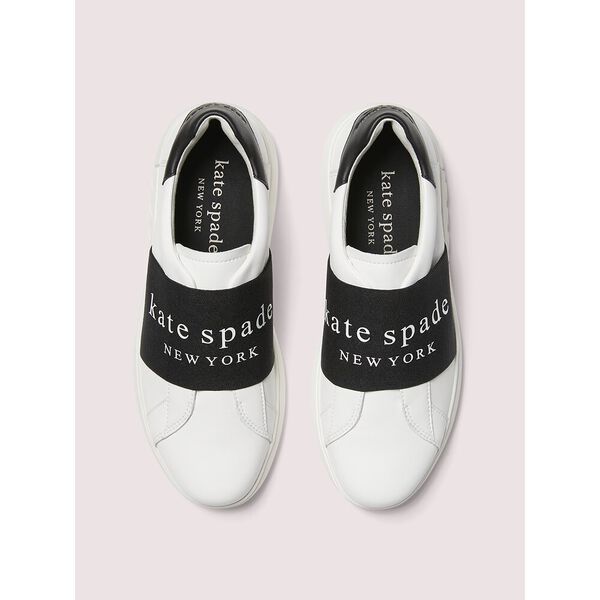 Kate Spade Lift Logo Sneakers (White/Black) – The Glam Zone PH