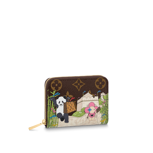 LOUIS VUITTON Monogram 2021 Christmas Animation Japanese Garden Mini  Pochette Accessories Wisteria Pink 1178584