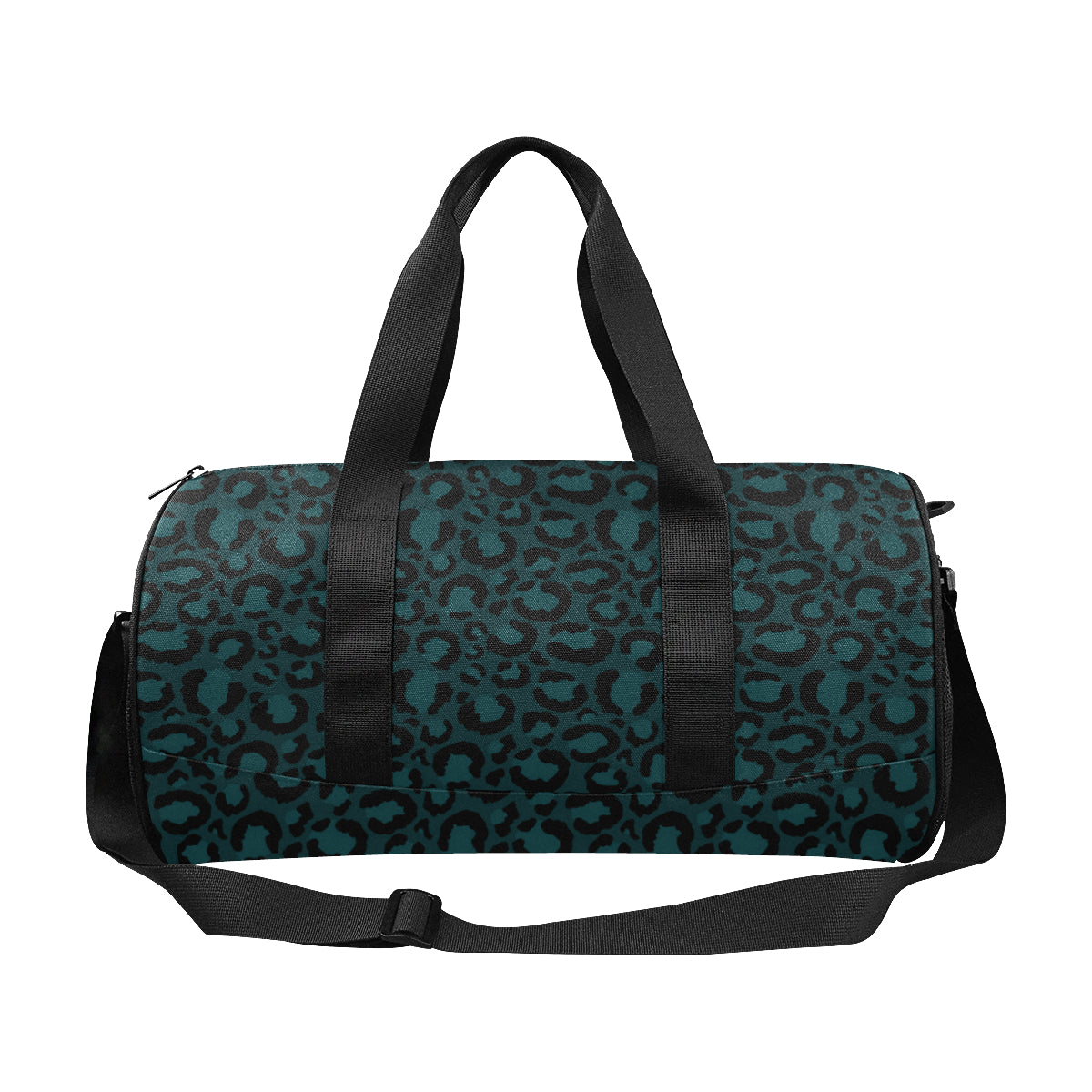 leopard print duffle bag