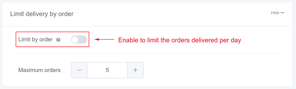 limit-delivered-orders-per-day