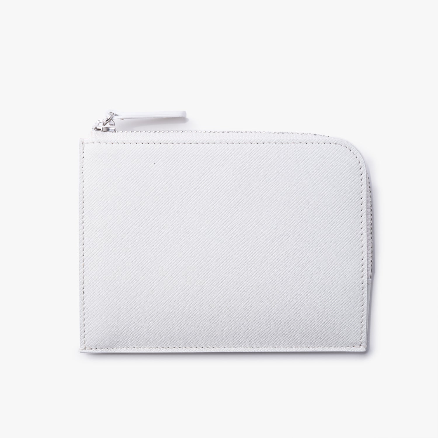 Zipper Wallet - White