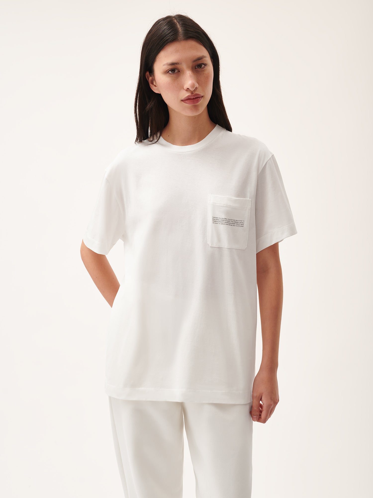 Pangaia 365 Lightweight Pocket T-shirt — Off-white Xxl