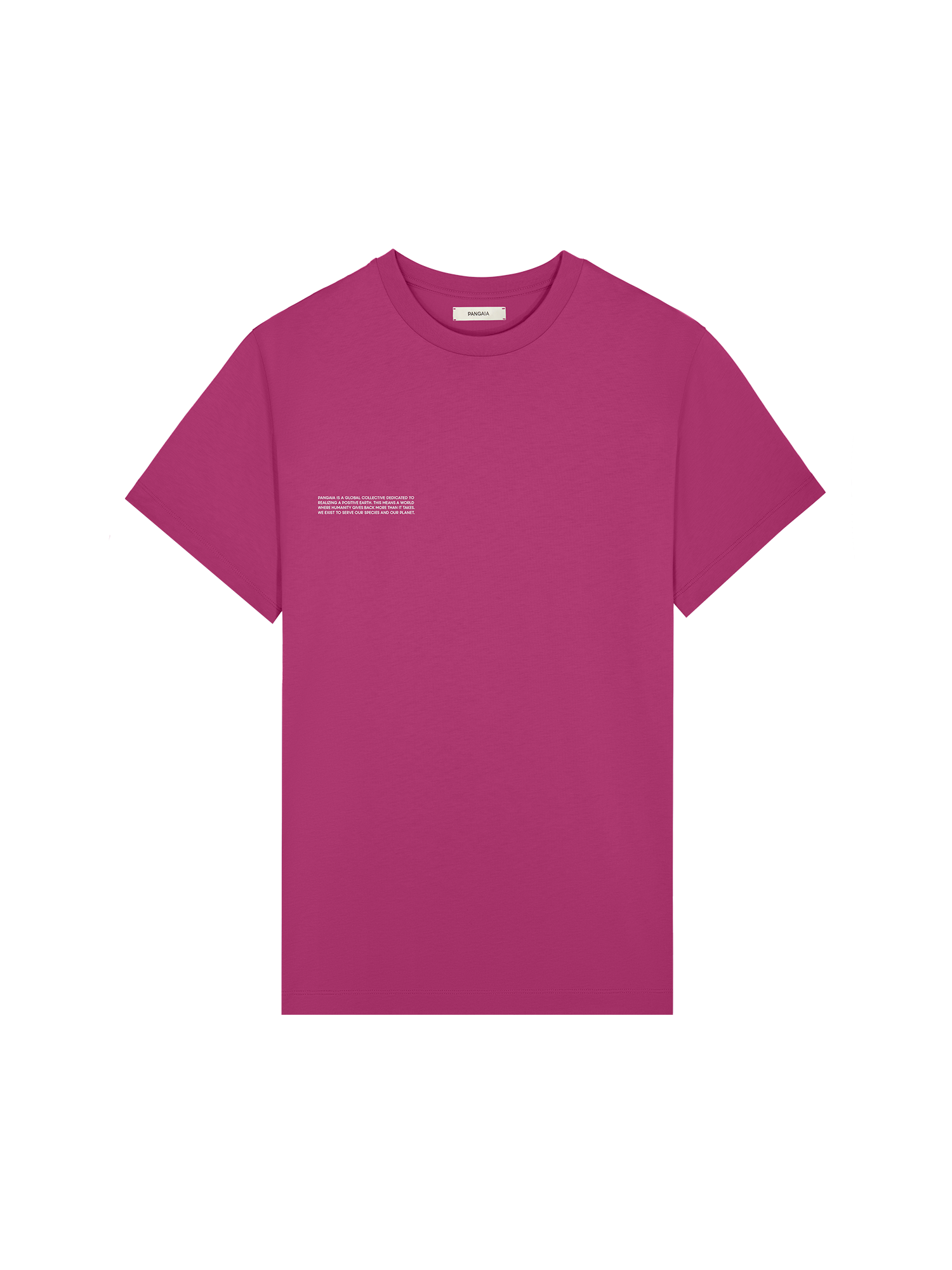 Shop Pangaia 365 Midweight T-shirt In Berry Purple