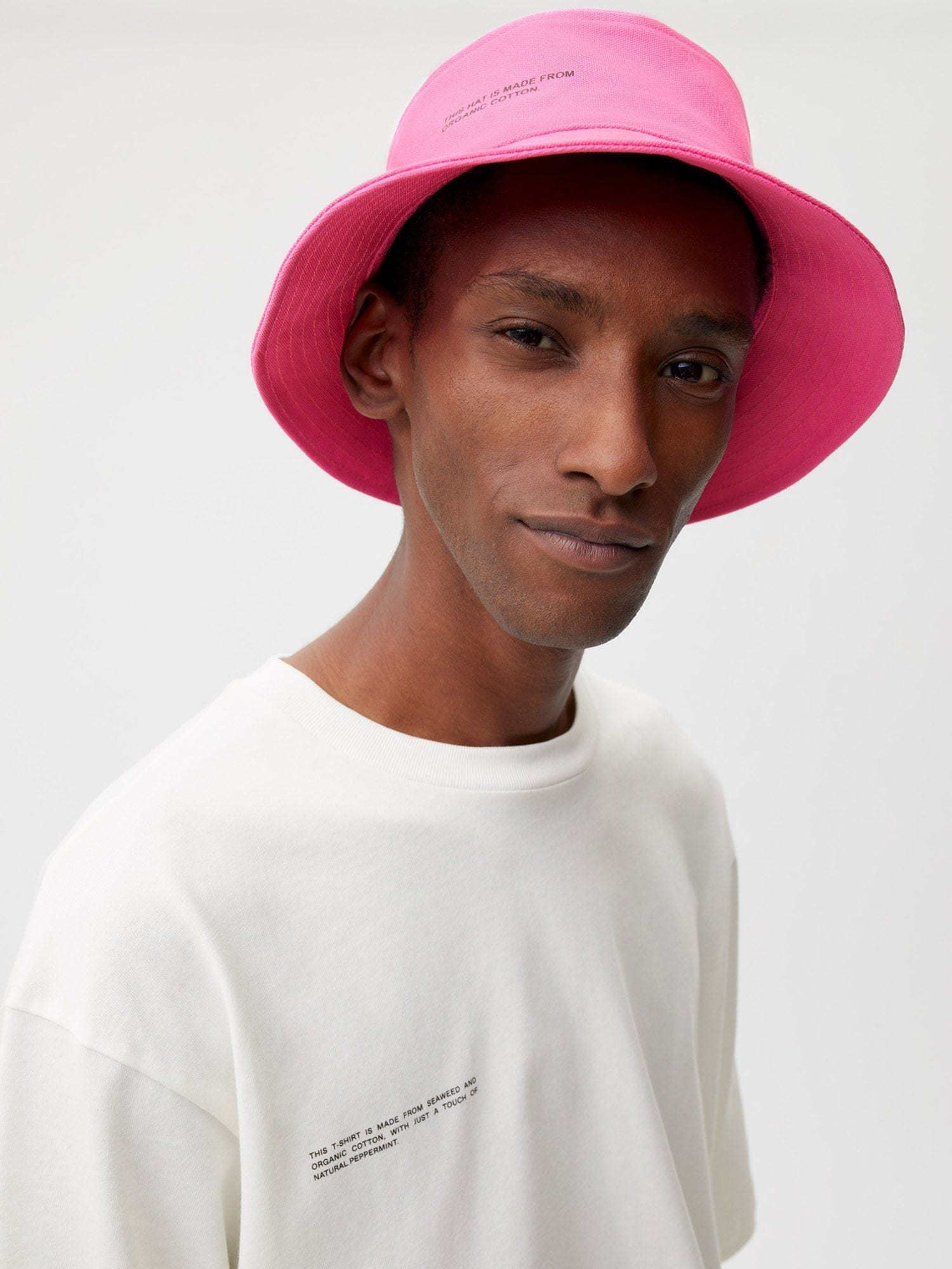 pink mens bucket hat