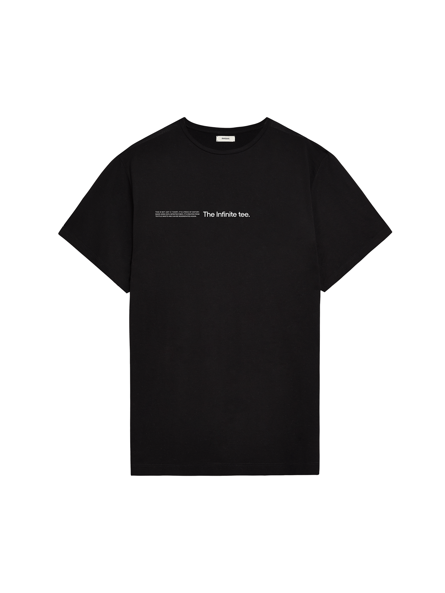 Infinited Fiber T-shirt - Black - Pangaia