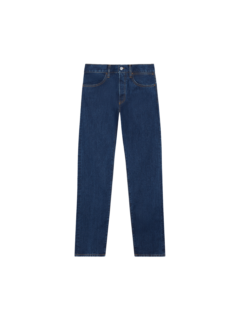Nettle Denim Straight Leg Jeans - Mid Wash - Pangaia