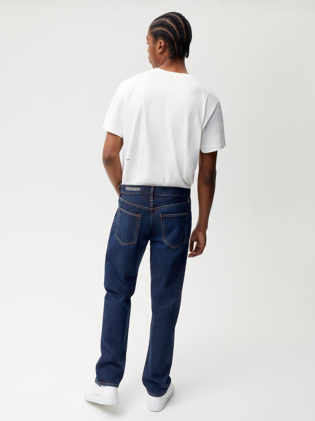 Nettle Denim Straight Leg Jeans - Rinse Wash - Pangaia