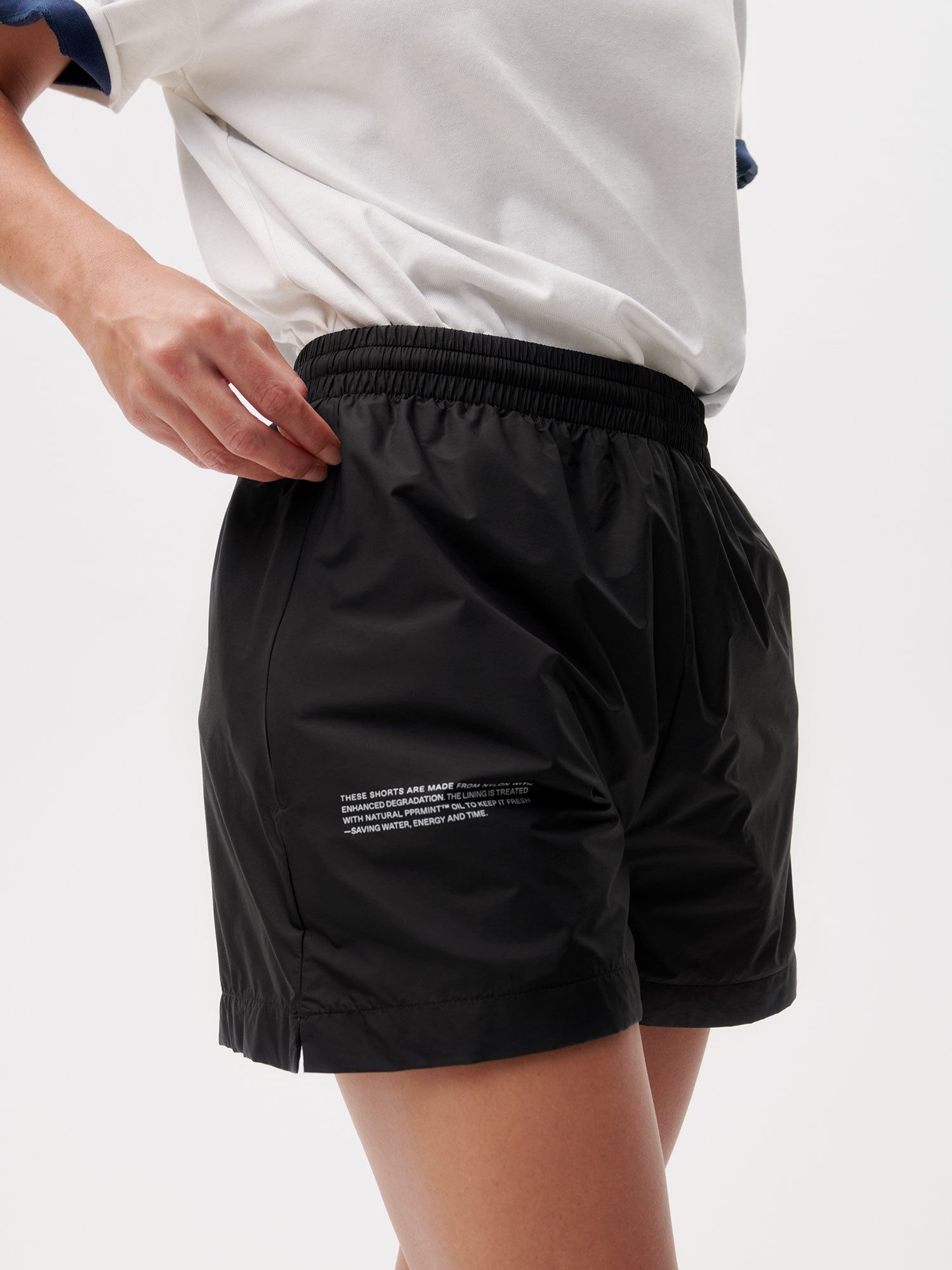 ENNOY nylon shorts black 2020 旧タグ エンノイ - ショートパンツ
