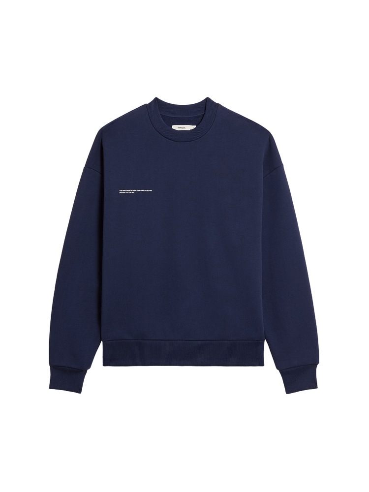 Signature Sweatshirt - Neutral Tones - Navy Blue - Pangaia