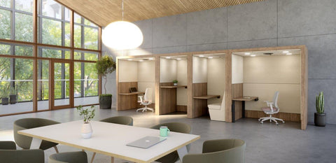Spacestor Booths Hybrid Workplace