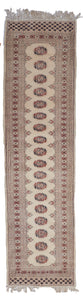 Bokhara Traditional Hand Knotted Beige Runner Wool Rug 2'8 x 9'11 - IGotYourRug